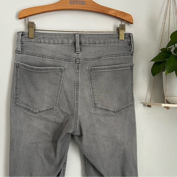 🩷ATHLETA SCULPTEK GRAY SKINNY MID RISE SKINNY JEANS POWER MESH STRETCH SIZE 6 - Picture 7 of 11